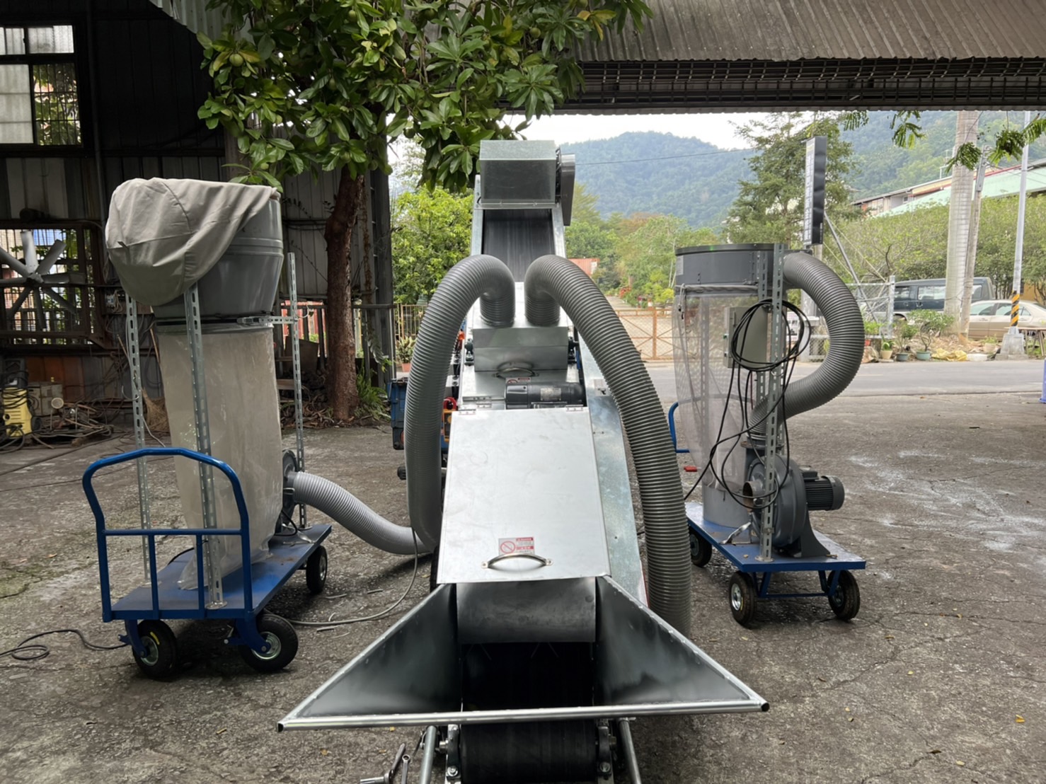 香菇廢棄太空包處理機3
